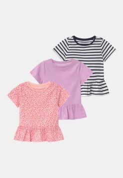 Budget 👍 Prix Distinctifs Friboo 3 PACK - T-shirt imprimé bottines col rond kids ✨