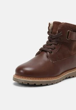 Top 10 ⌛ Friboo Vendre LEATHER - Bottines à lacets bottes et bottines rond kids 🥰 -Friboo Soldes 203385e62e944d4494f7b27facbe77a2